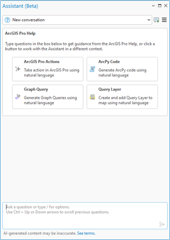 ArcGIS Pro Assistant 3.7 beta 的 Assistant Pane