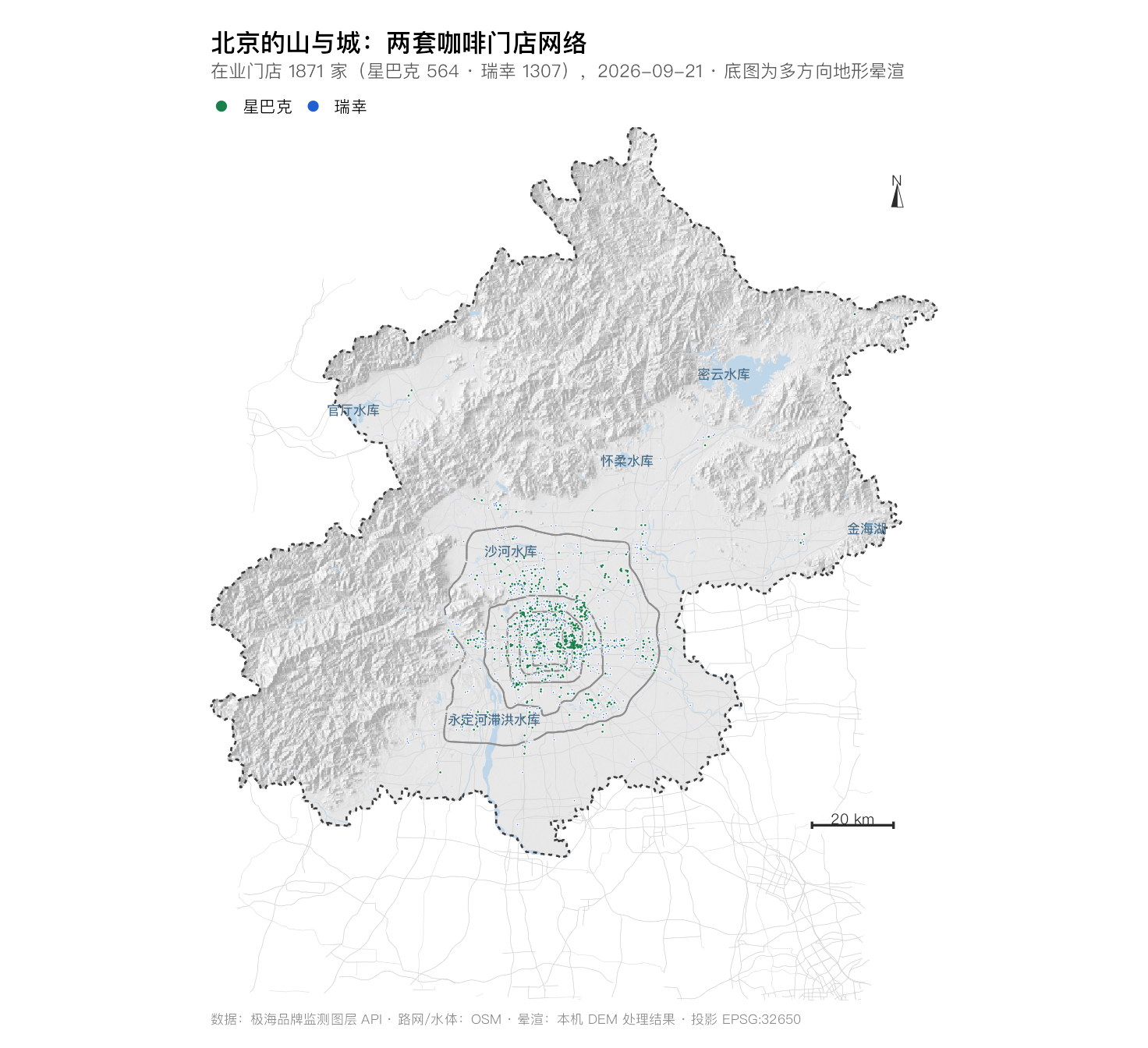 北京的山与城