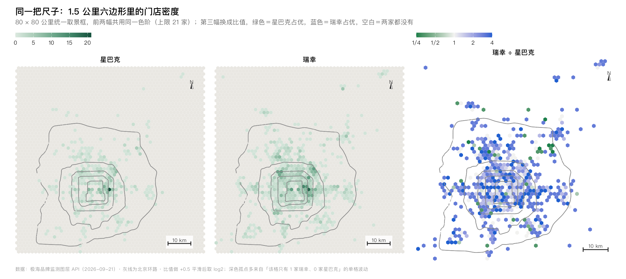 同尺度六边形密度